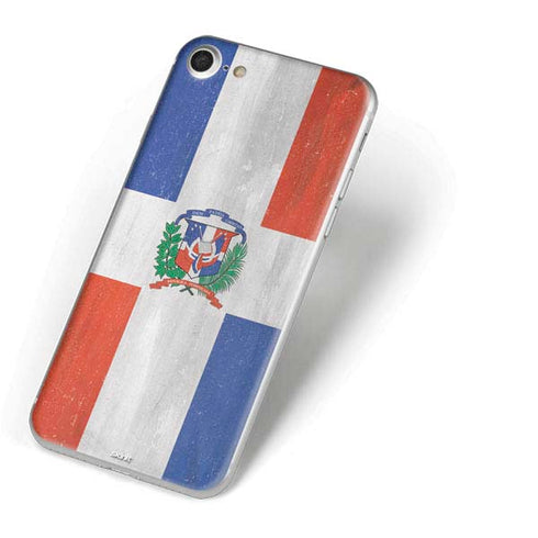 Dominican Republic Flag Faded iPhone 7 Skin