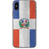 Dominican Republic Flag Faded iPhone X Skin