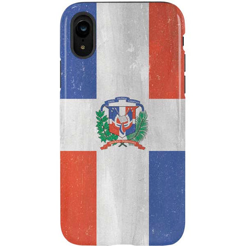 Dominican Republic Flag Faded iPhone XR Pro Case