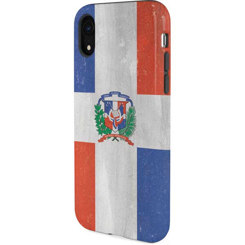 Dominican Republic Flag Faded iPhone XR Pro Case