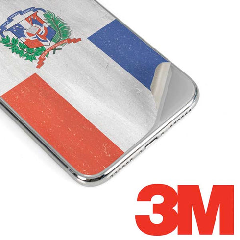 Dominican Republic Flag Faded iPhone XS Skin