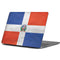 Dominican Republic Flag Faded Apple MacBook Pro 13-inch Skin