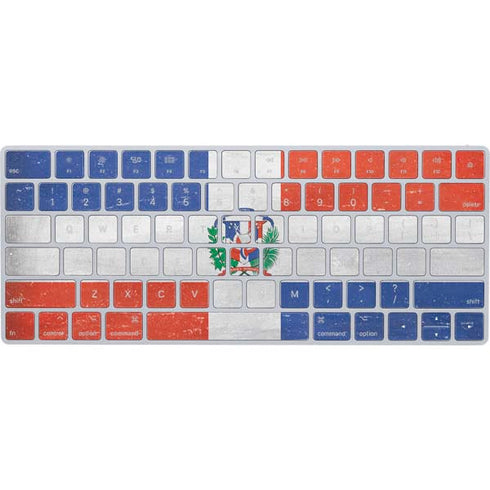 Dominican Republic Flag Faded Magic Keyboard Skin
