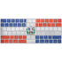 Dominican Republic Flag Faded Magic Keyboard Skin