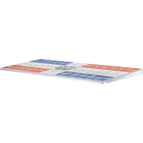 Dominican Republic Flag Faded Magic Keyboard Skin