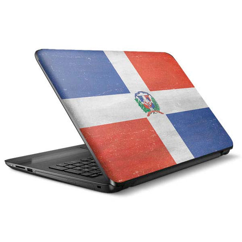 Dominican Republic Flag Faded HP Notebook Skin