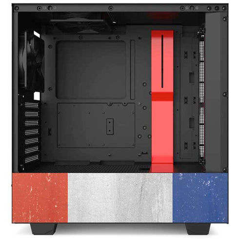 Dominican Republic Flag Faded NZXT H510 Compact ATX Mid-Tower Case Skin