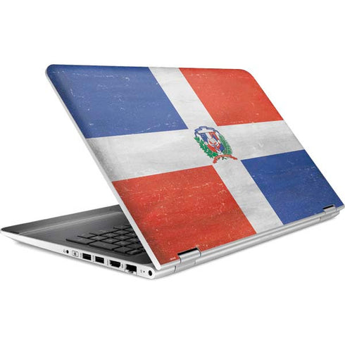 Dominican Republic Flag Faded HP Pavilion Skin