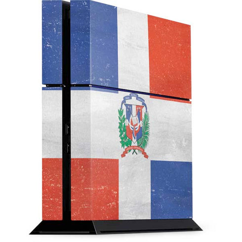 Dominican Republic Flag Faded PS4 Console Skin