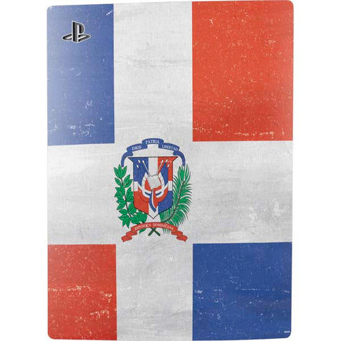 Dominican Republic Flag Faded PS5 Console Skin