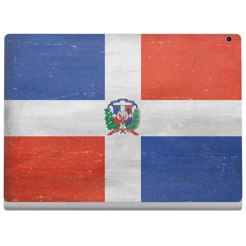 Dominican Republic Flag Faded Surface Book 2 13.5in Skin