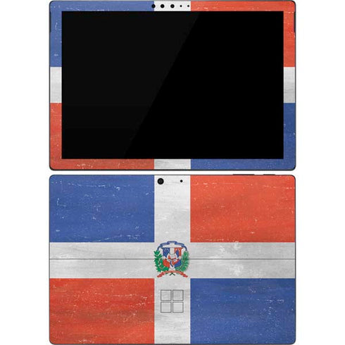 Dominican Republic Flag Faded Surface Pro 7 Skin