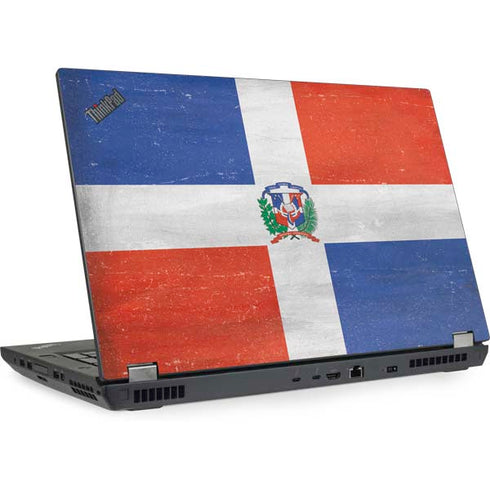 Dominican Republic Flag Faded Lenovo ThinkPad Skin