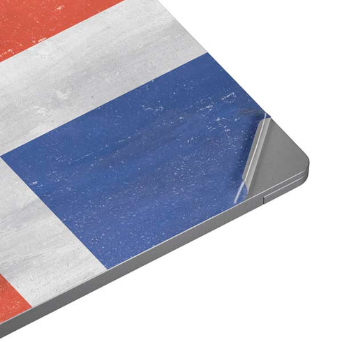 Dominican Republic Flag Faded Universal Laptop 13in (10.6 x 7.6in) Skin