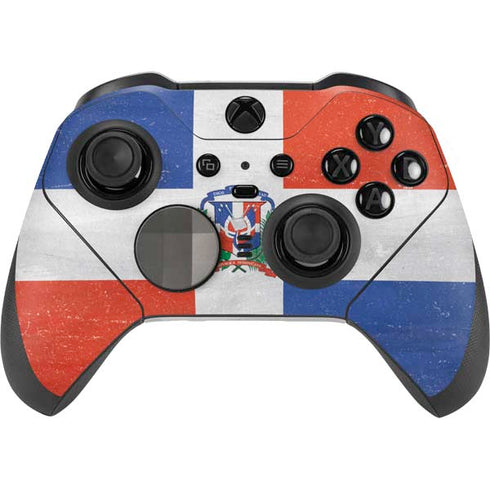 Dominican Republic Flag Faded Xbox Elite Wireless Controller Series 2 Skin