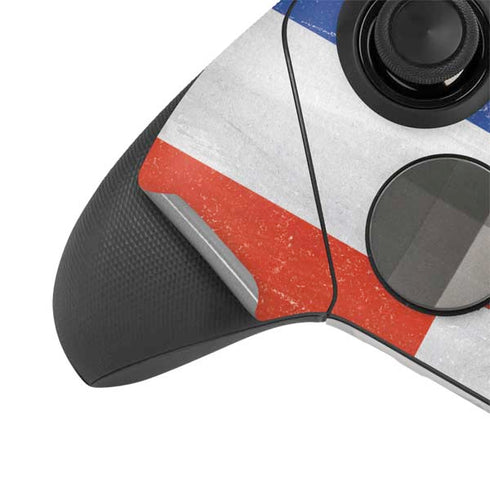 Dominican Republic Flag Faded Xbox Elite Wireless Controller Series 2 Skin
