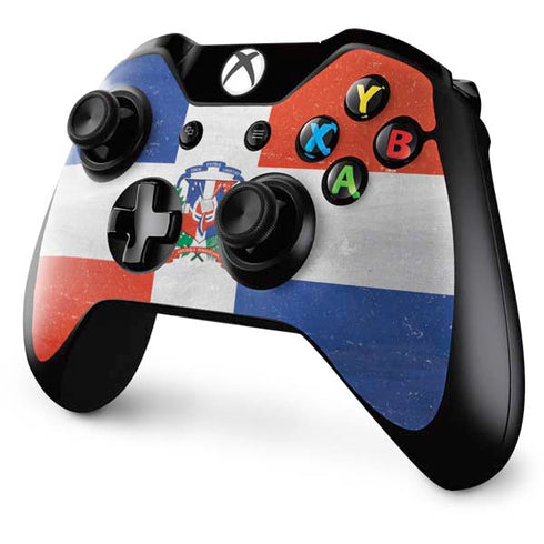 Dominican Republic Flag Faded Xbox One Controller Skin