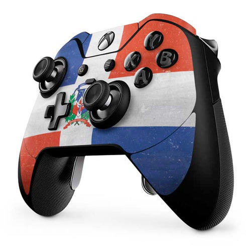 Dominican Republic Flag Faded Xbox One Elite Controller Skin