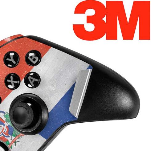 Dominican Republic Flag Faded Xbox One Elite Controller Skin
