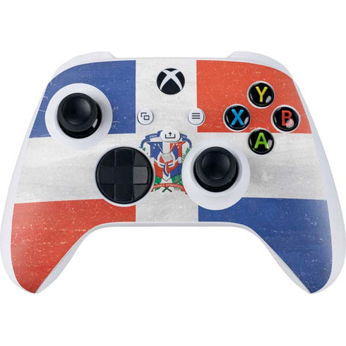 Dominican Republic Flag Faded Xbox Series S Controller Skin