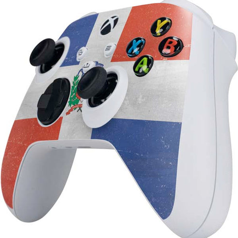 Dominican Republic Flag Faded Xbox Series S Controller Skin