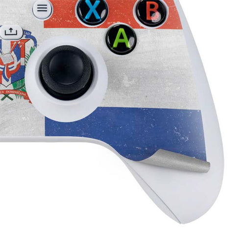 Dominican Republic Flag Faded Xbox Series S Controller Skin