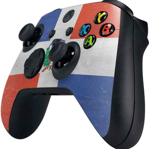 Dominican Republic Flag Faded Xbox Series X Controller Skin