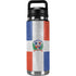 Dominican Republic Flag Faded YETI Rambler 26oz Bottle Skin