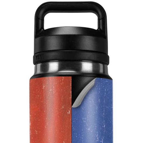 Dominican Republic Flag Faded YETI Rambler 26oz Bottle Skin
