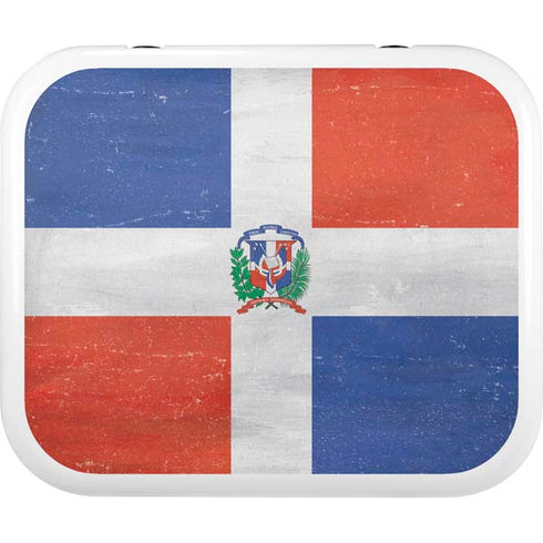 Dominican Republic Flag Faded YETI Roadie 24 Hard Cooler Skin