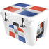 Dominican Republic Flag Faded YETI Tundra 35 Hard Cooler Skin