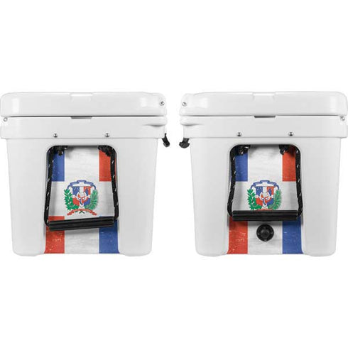 Dominican Republic Flag Faded YETI Tundra 45 Hard Cooler Skin