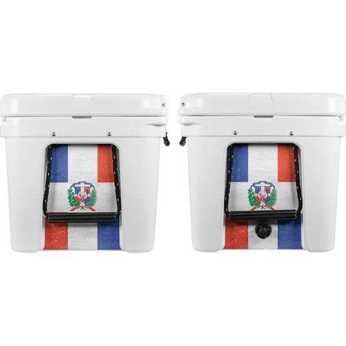 Dominican Republic Flag Faded YETI Tundra 65 Hard Cooler Skin