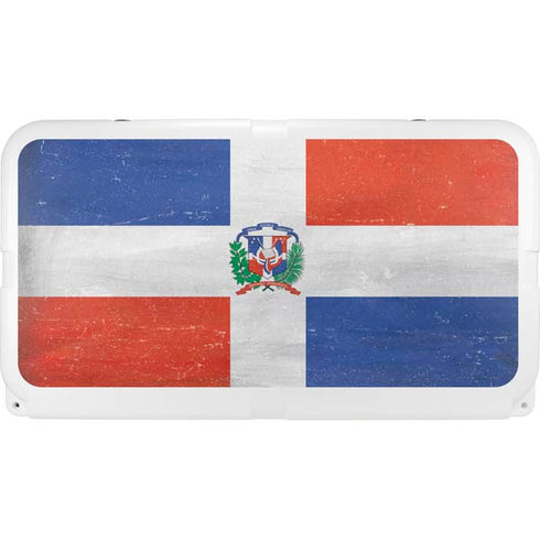 Dominican Republic Flag Faded YETI Tundra 75 Hard Cooler Skin