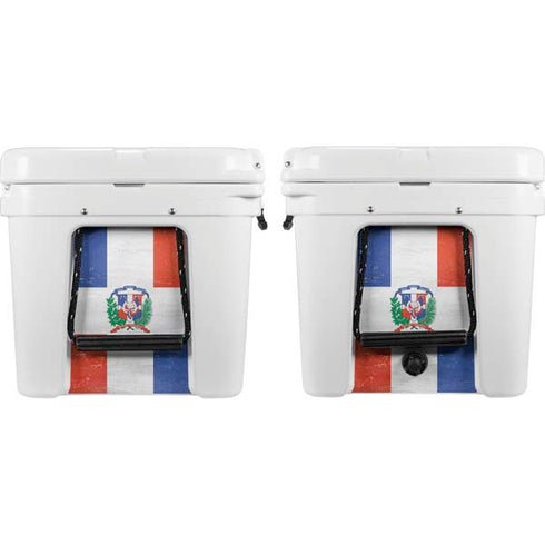 Dominican Republic Flag Faded YETI Tundra 75 Hard Cooler Skin