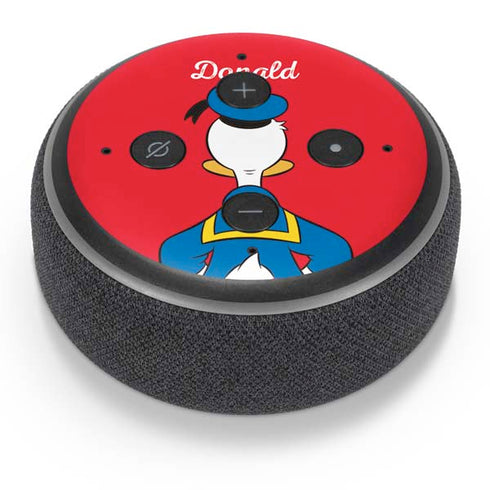 Disney Friends Donald Duck Backwards Amazon Echo Dot Skin