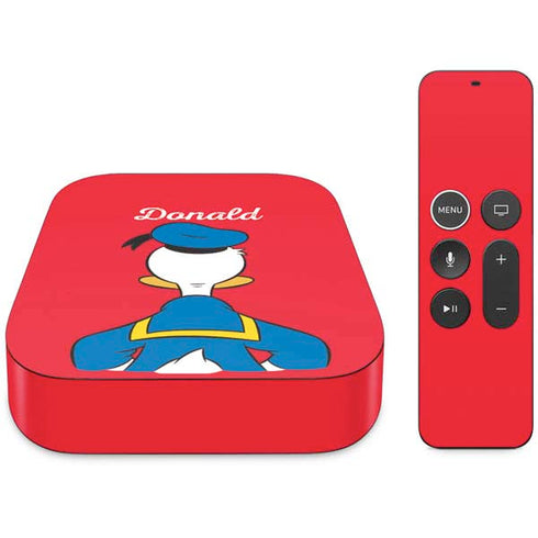 Disney Friends Donald Duck Backwards Apple TV Skin
