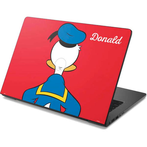 Disney Friends Donald Duck Backwards Dell Chromebook Skin