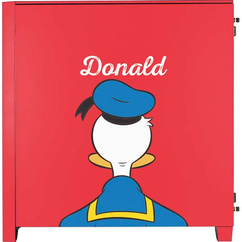 Disney Friends Donald Duck Backwards Corsair 4000D Tempered Glass Mid-Tower ATX Case Skin