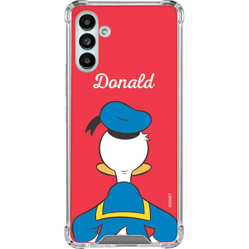 Disney Friends Donald Duck Backwards Galaxy A13 5G Clear Case
