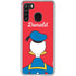 Disney Friends Donald Duck Backwards Galaxy A21 Clear Case
