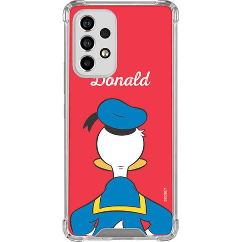 Disney Friends Donald Duck Backwards Galaxy A53 5G Clear Case