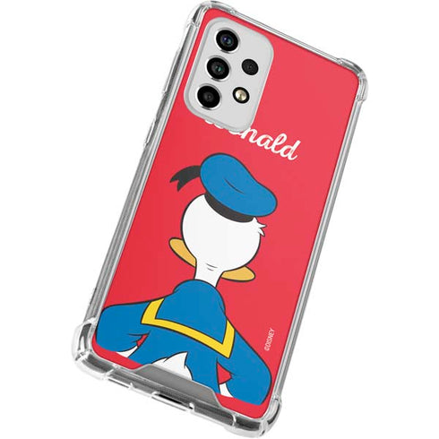 Disney Friends Donald Duck Backwards Galaxy A53 5G Clear Case