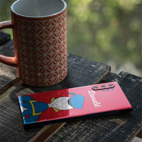 Disney Friends Donald Duck Backwards Galaxy Note 10 Plus Skin