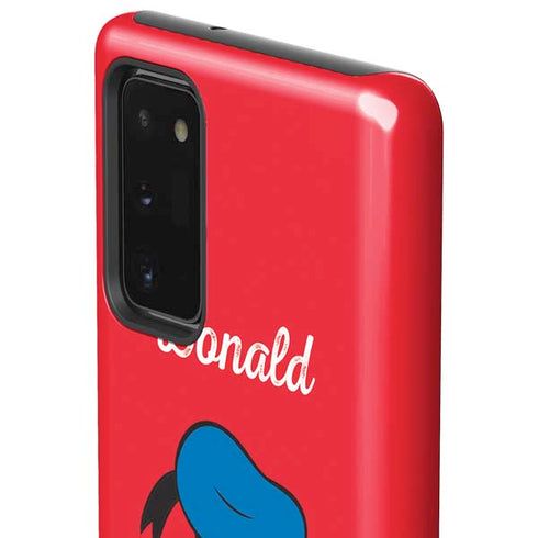 Disney Friends Donald Duck Backwards Galaxy Note20 5G Pro Case