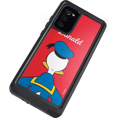 Disney Friends Donald Duck Backwards Galaxy Note20 5G Waterproof Case