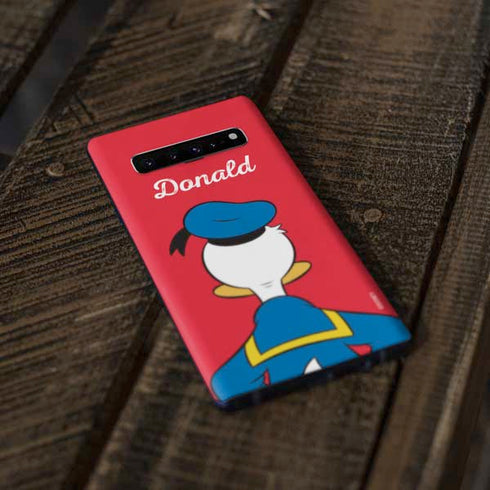 Disney Friends Donald Duck Backwards Galaxy S10 Skin