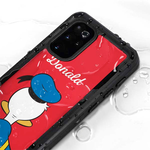 Disney Friends Donald Duck Backwards Galaxy S20 Plus Waterproof Case