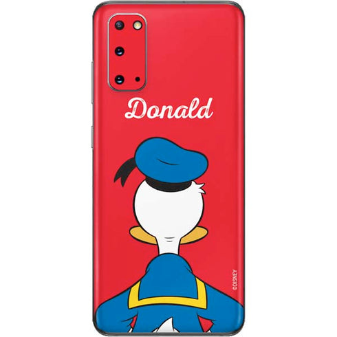 Disney Friends Donald Duck Backwards Galaxy S20 Skin