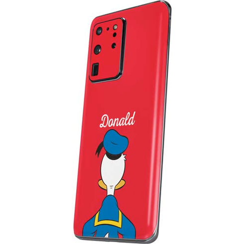 Disney Friends Donald Duck Backwards Galaxy S20 Ultra 5G Skin